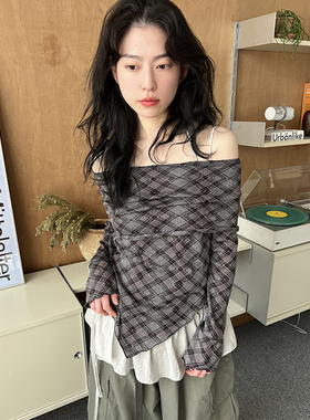 韩国代购25A/W frill layered skirt 设计师复古系带围裙迷你短裙