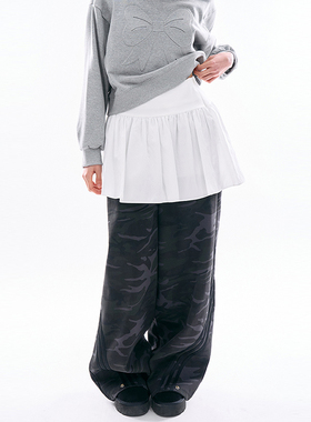 韩代Raucohouse Sheldon camo track balloon pants 迷彩宽松长裤