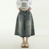 unbal 牛仔半腿裤 section denim 韩代25 unisex bermuda pants