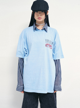 韩代Raucohouse 1991 VH vintage over T-shirt 潮流印花半袖T恤