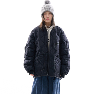 liner 韩国代购 quilted Arctic jacket复古棉服外套 Raucohouse