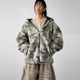 pattern jumper dumble 韩代26camo fleece hood unisex 迷彩外套