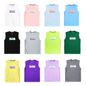 背心男运动篮球服无袖 排汗速干透气宽松T恤灌篮热身训练坎肩薄夏