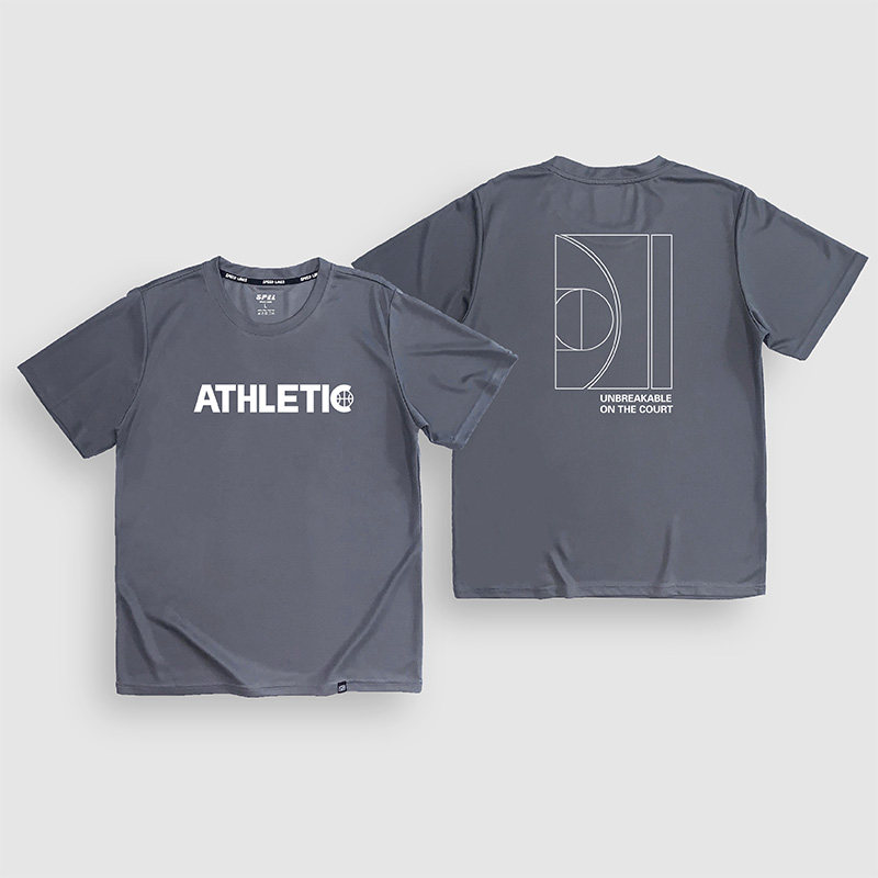 速干篮球投篮服短袖运动T恤宽松透气吸湿排汗个性图案健身训练服t