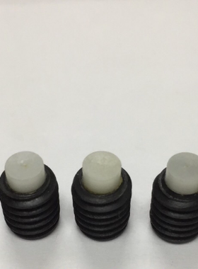 12.9级黑色英美制4#-40内六角胶头机米螺丝钉装POM塑料尼龙头垫片