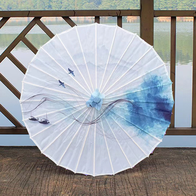 青花瓷旗袍古典舞汉服摄影道具伞