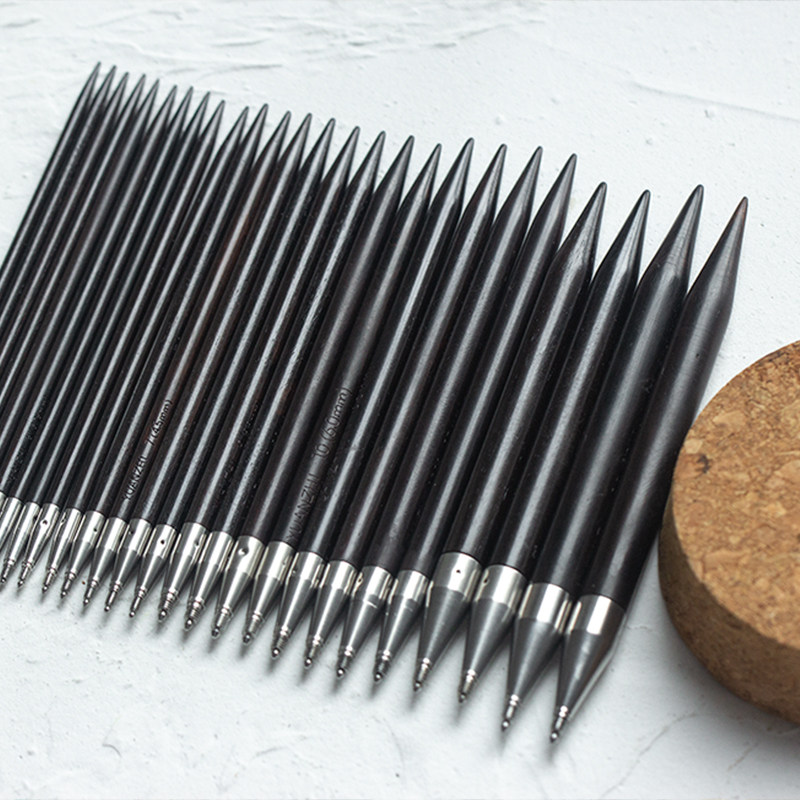 元织高端黑檀木可拆卸环形针双头手工毛衣环针棒针毛线针编织工具,居家布艺,针,淘宝优惠券,粉丝福利购,淘宝优惠卷