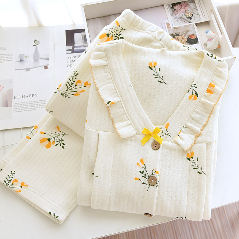 月子喂奶服春秋纯棉产后哺乳孕妇冬季长袖空气棉大码夹棉保暖睡衣,孕妇装/孕产妇用品/营养,哺乳衣/月子服,淘宝优惠券,粉丝福利购,淘宝优惠卷