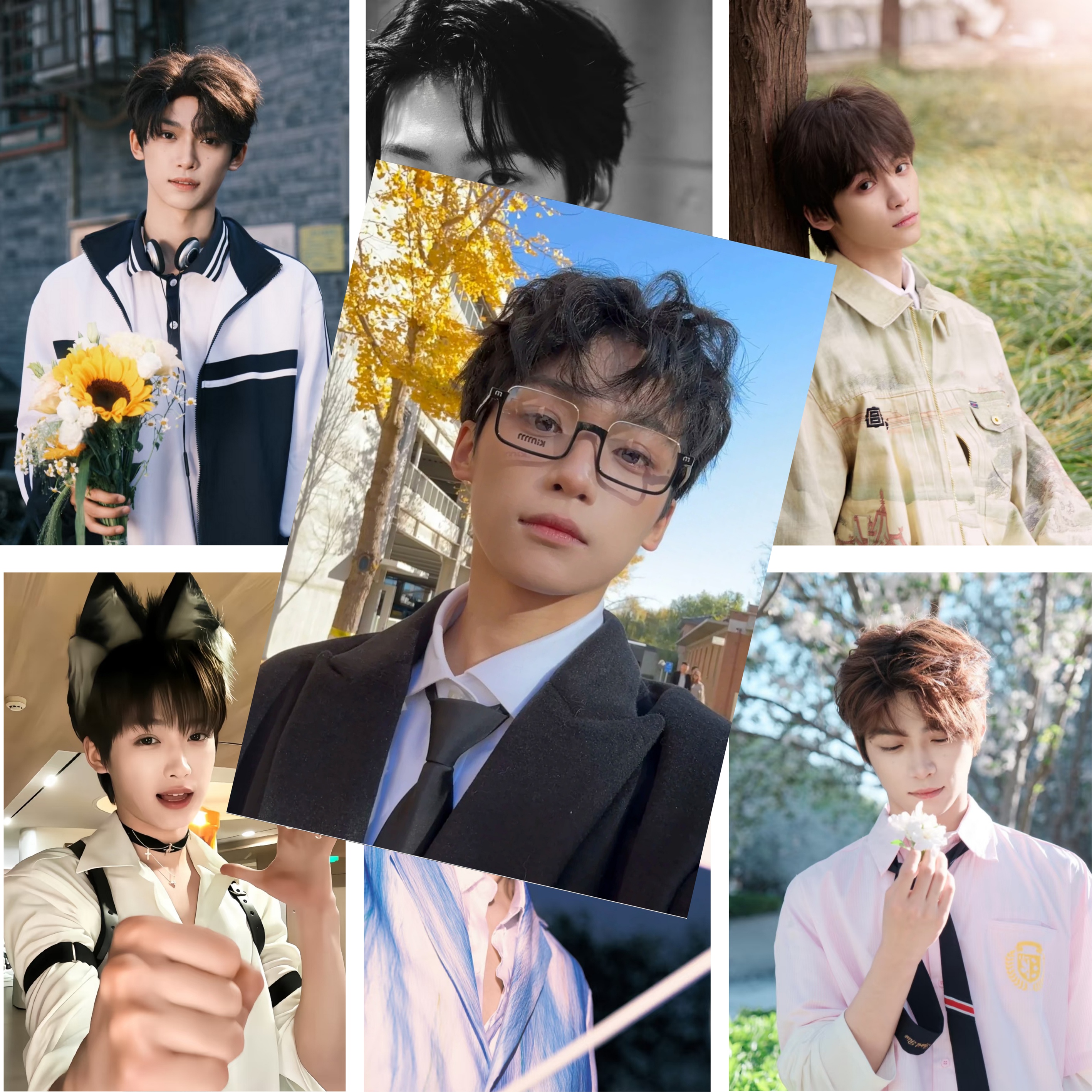 梓渝海报墙贴追星爱豆周边卧室房间墙面写真集拍照布置背景壁纸