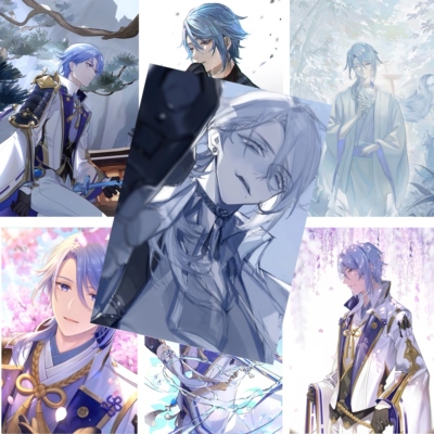 神里凌人海报墙贴追星爱豆周边卧室房间墙面写真集拍照布置背景纸