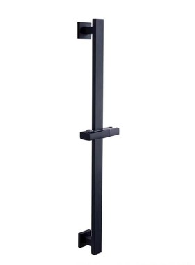 不锈钢升降杆 不锈钢黑色淋浴花洒升降杆方形升降花洒杆 8129实拍