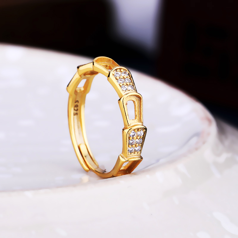 翡翠和田玉蜜蜡绿松石戒指空托