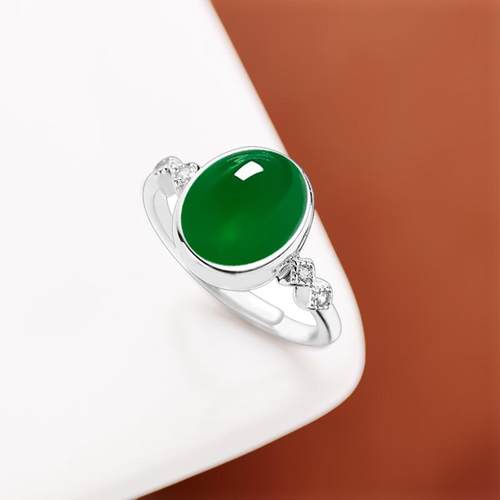 S925纯银戒指空托镶嵌宝石戒托女