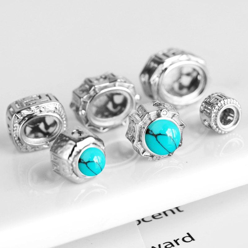 925银DIY配件背云托手链配件