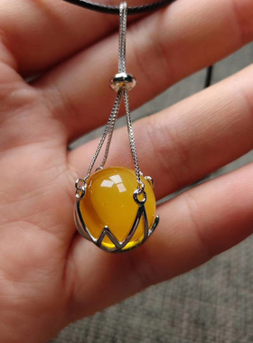 S925纯银吊坠空托镶嵌diy配件托