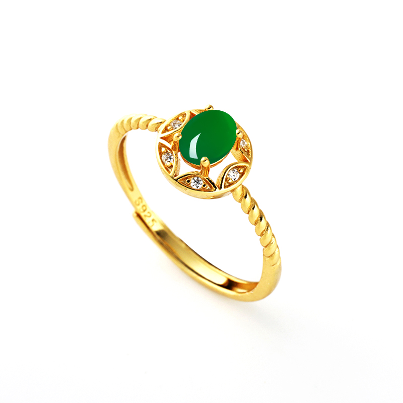 全新S925纯银戒指空托简约女款