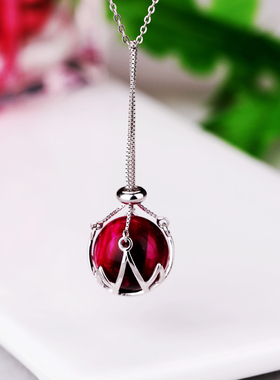 镶嵌蜜蜡珍珠琥珀绿松石吊坠空托