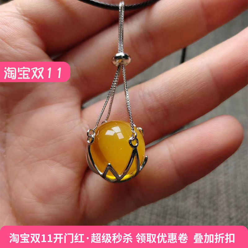 S925纯银吊坠空托镶嵌diy配件托