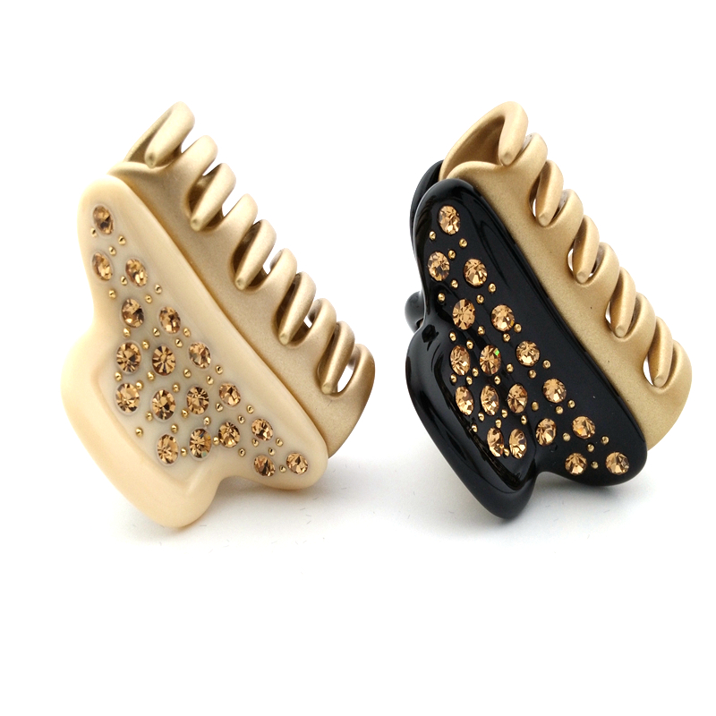 旺多姆中号满钻抓夹饰品醋酸发卡