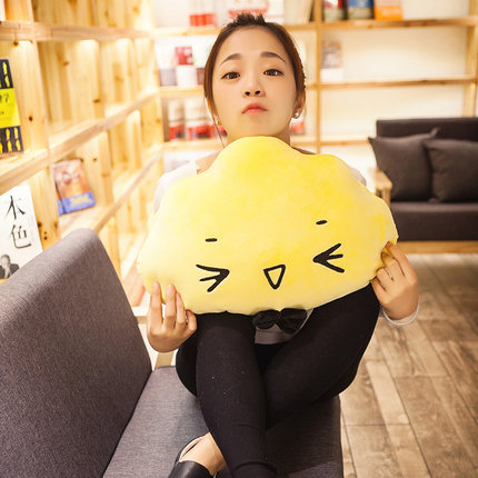 弹力柔软云朵抱枕被两用靠垫被午睡枕头汽车暖手大号靠枕毯子