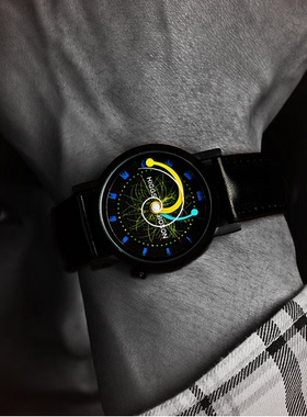 专柜正品 趣味创意Higgs Boson Watch 男士时尚粒子手表