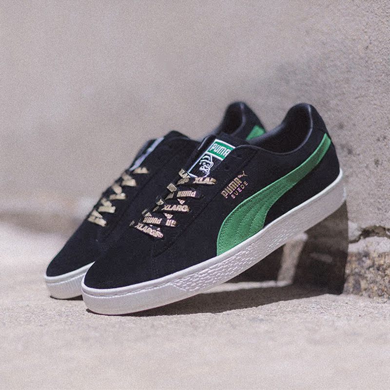 º£Íâ´ú¹ºÕýÆ·±ëÂíÁªÃû¿îÄÐЬPUMA x XLARGEÄÐÊ¿¾µäºÚÂ̵Ͱï°åЬ