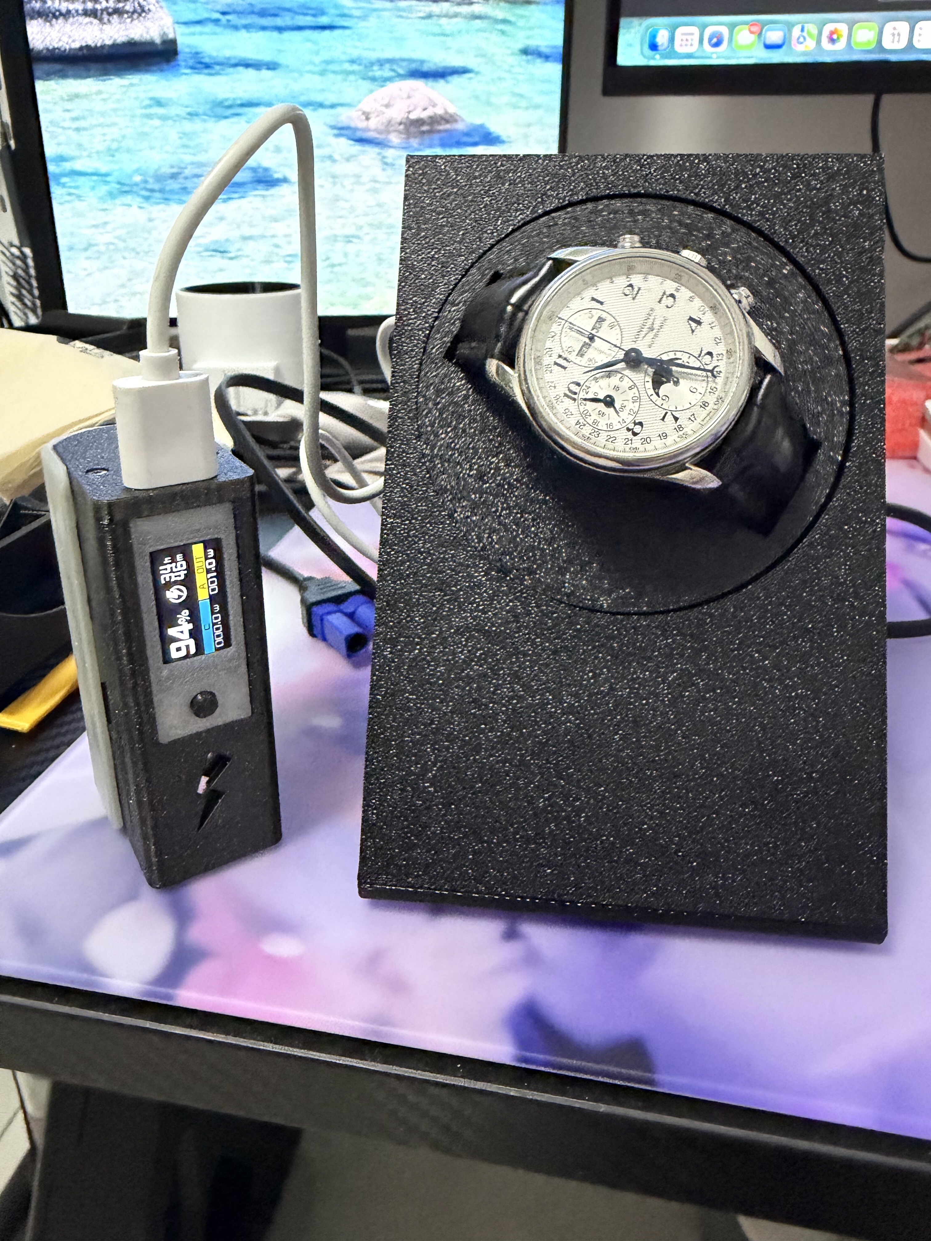 3D打印机械表转表器电动摇表器机械表上链器