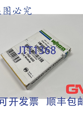 原装供应总线端夹 750-600 I/O 系统端模块 750600