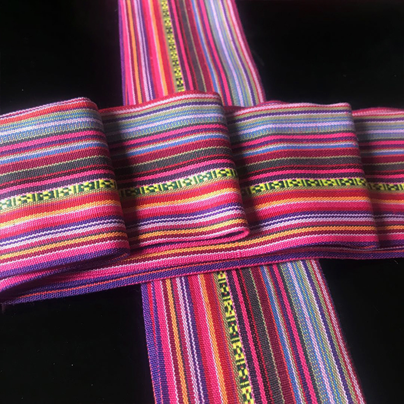 民族风通用腰带棉麻加长藏袍