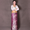 The new skirts Phnom Penh Tibet Cangpao Tibetan clothing Bhutan Tibetan folk dance Bora Ethnic style Tibetan clothing