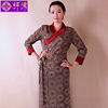 Tibet Original summer Tibetan clothing Ethnic style clothing Bora high-grade Real silk Tibetan clothing Cangpao