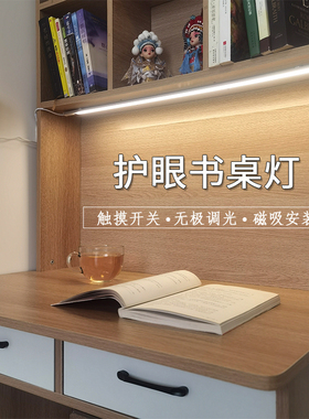 台灯学习专用护眼灯学生寝室书桌阅读磁吸灯插电式电脑桌LED灯管