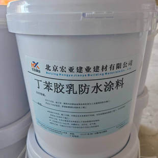 丁苯胶乳防水涂料 环保型防腐涂料 弹性游泳池地下井消防水池