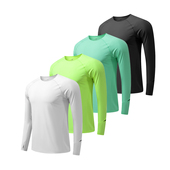 速干长袖 T恤男秋衣户外跑步田径训练运动健身上衣宽松透气速干衣