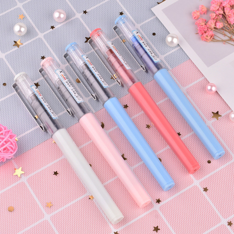 白雪x88可换笔芯直液式速干走珠笔学生用中性笔考试专用笔签字笔