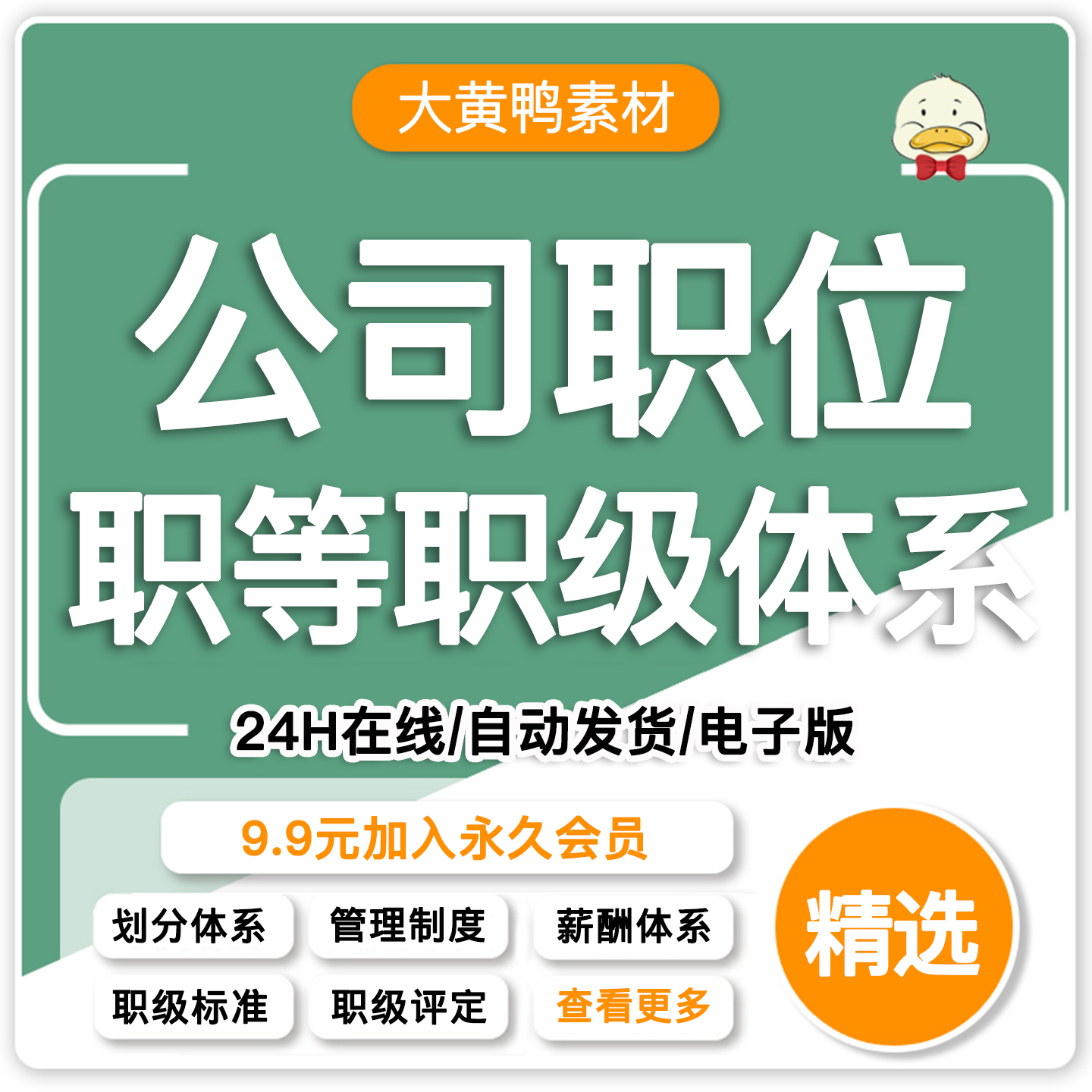 公司职位职等职级体系设计方案表格评定标准办法管理制度资料模板
