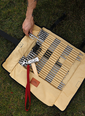 柯曼CAMPINGMOON户外营钉包 地钉收纳包户外工具包帆布收纳整理包