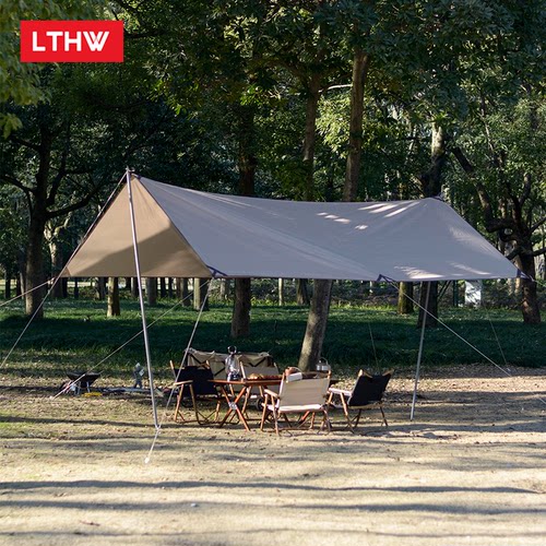 LTHW旅腾涂银黑胶天幕户外遮阳棚