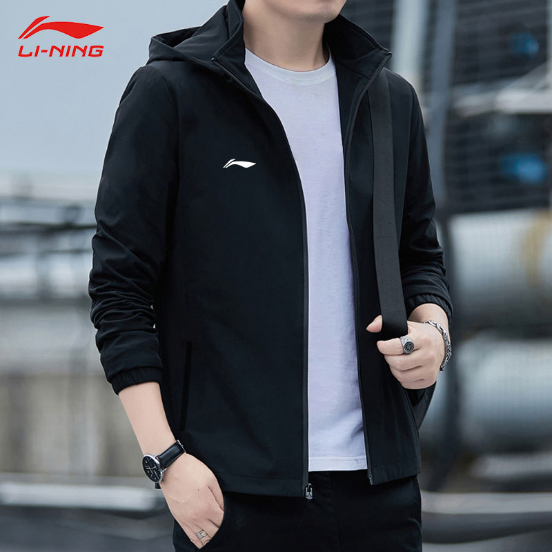 李宁开衫外套速干保暖