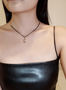 包邮闪耀吊坠套装锁骨链