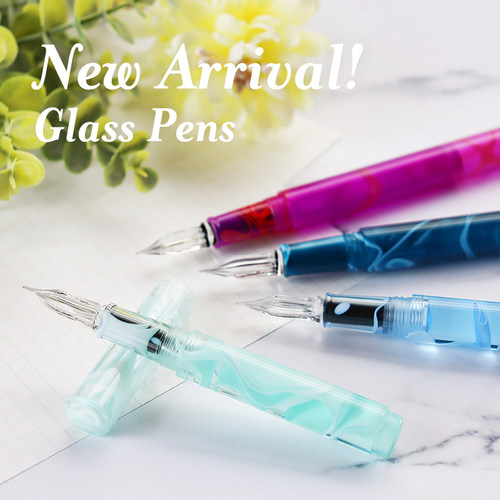 nakabayashi 仲林日本玻璃笔蘸水笔手工玻璃笔尖水晶钻笔书写绘画