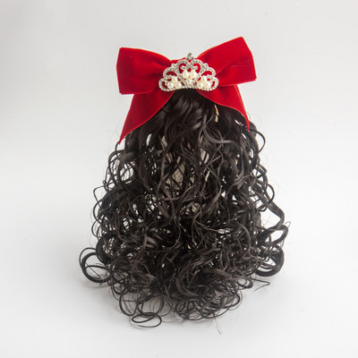 新款宝宝发辫公主造型女孩儿童