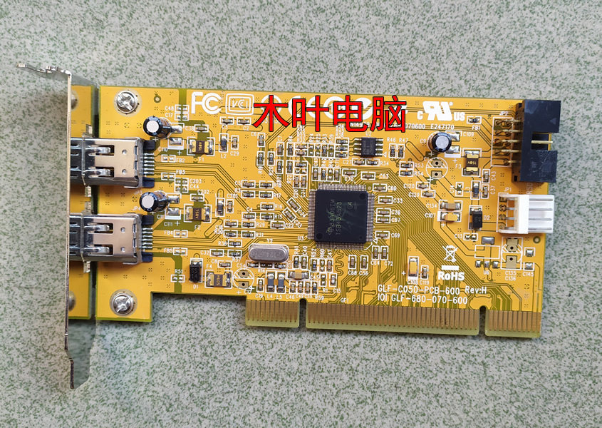 2U 절반 높이 DEK 전용 1394 카드 FIREWIRE 카드 산업용 카메라 CCD 드라이버 카드
