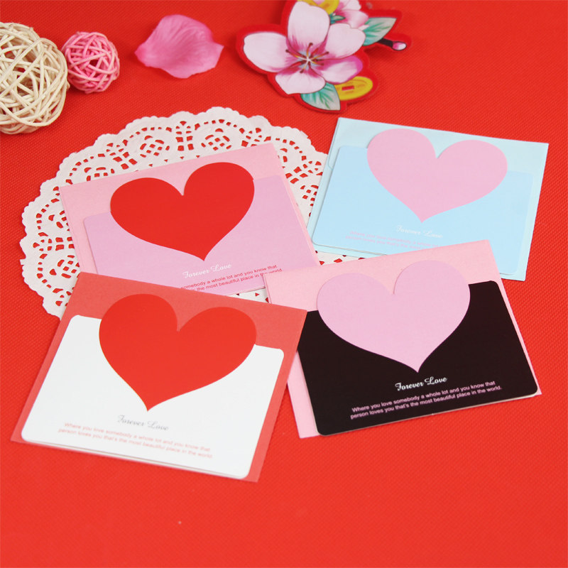 生日贺卡蛋糕烘培爱心贺卡生日卡片生日快乐庆贺小