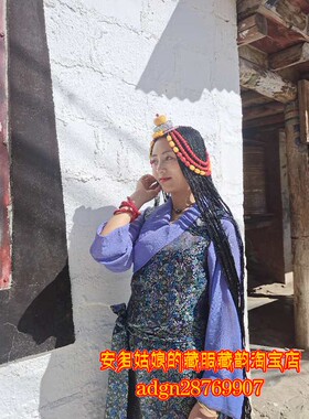 西藏舞蹈饰品假发风惠