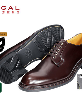 REGAL丽格02BL日本制商务正装固特异耐磨真皮男士德比鞋