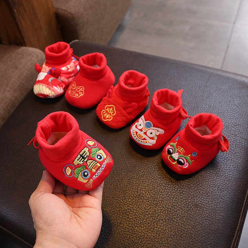 大红色婴儿袜鞋春秋护脚套防掉宝宝过新年一周岁虎头鞋新生儿满月,童鞋/婴儿鞋/亲子鞋,婴儿步前鞋/袜鞋,淘宝优惠券,粉丝福利购,淘宝优惠卷