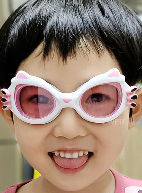 儿童泳镜男女防雾防水防紫外线专业游泳大框休闲立体眼镜不勒眼睛