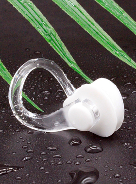 鼻夹游泳装备专用鼻塞夹子防水防呛彩色硅胶防丢防滑成人男女儿童