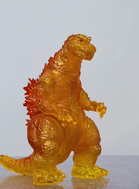 日本正版 哥斯拉 sofubi软胶玩具怪兽模型摆件 特摄软胶人偶怪兽